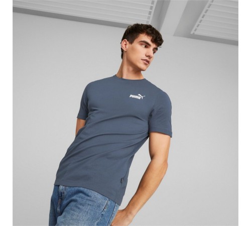 4k Puma 586669-61 Essentials Small Logo Men's -  Dark Night 